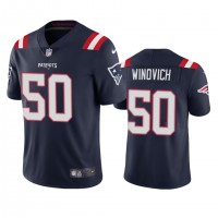 New England New England Patriots #50 Chase Winovich Men's Nike Navy 2020 Vapor Limited Jersey
