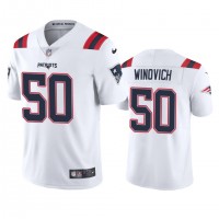 New England New England Patriots #50 Chase Winovich Men's Nike White 2020 Vapor Limited Jersey