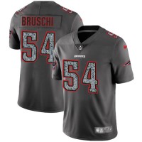 Nike New England Patriots #54 Tedy Bruschi Gray Static Men's Stitched NFL Vapor Untouchable Limited Jersey