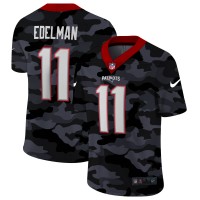 New England New England Patriots #11 Julian Edelman Men's Nike 2020 Black CAMO Vapor Untouchable Limited Stitched NFL Jersey