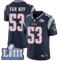 Nike New England Patriots #53 Kyle Van Noy Navy Blue Team Color Super Bowl LIII Bound Men's Stitched NFL Vapor Untouchable Limited Jersey