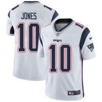 Nike New England Patriots #10 Mac Jones White Men's Stitched NFL Vapor Untouchable Limited Jersey