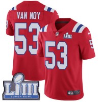 Nike New England Patriots #53 Kyle Van Noy Red Alternate Super Bowl LIII Bound Men's Stitched NFL Vapor Untouchable Limited Jersey