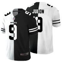 New England New England Patriots #9 Matt Judon Men's Black V White Peace Split Nike Vapor Untouchable Limited NFL Jersey