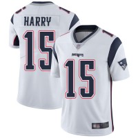Nike New England Patriots #15 N'Keal Harry White Men's Stitched NFL Vapor Untouchable Limited Jersey