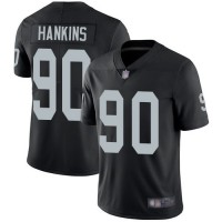 Nike Las Vegas Raiders #90 Johnathan Hankins Black Team Color Men's Stitched NFL Vapor Untouchable Limited Jersey
