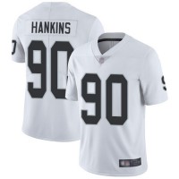 Nike Las Vegas Raiders #90 Johnathan Hankins White Men's Stitched NFL Vapor Untouchable Limited Jersey