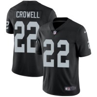 Nike Las Vegas Raiders #22 Isaiah Crowell Black Team Color Men's Stitched NFL Vapor Untouchable Limited Jersey