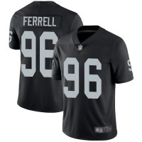 Nike Las Vegas Raiders #96 Clelin Ferrell Black Team Color Men's Stitched NFL Vapor Untouchable Limited Jersey