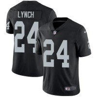 Nike Las Vegas Raiders #24 Marshawn Lynch Black Team Color Men's Stitched NFL Vapor Untouchable Limited Jersey