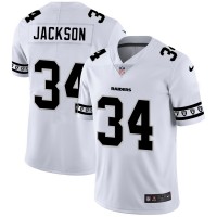 Las Vegas Las Vegas Raiders #34 Bo Jackson Nike White Team Logo Vapor Limited NFL Jersey
