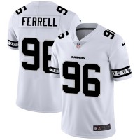 Las Vegas Las Vegas Raiders #96 Clelin Ferrell Nike White Team Logo Vapor Limited NFL Jersey