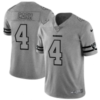 Las Vegas Las Vegas Raiders #4 Derek Carr Men's Nike Gray Gridiron II Vapor Untouchable Limited NFL Jersey
