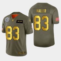 Las Vegas Raiders #83 Darren Waller Men's Nike Olive Gold 2019 Salute to Service Limited NFL 100 Jersey