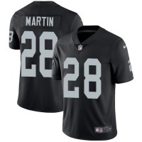 Nike Las Vegas Raiders #28 Doug Martin Black Team Color Men's Stitched NFL Vapor Untouchable Limited Jersey