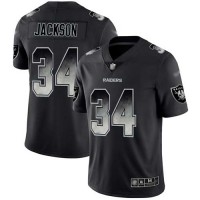 Nike Las Vegas Raiders #34 Bo Jackson Black Men's Stitched NFL Vapor Untouchable Limited Smoke Fashion Jersey