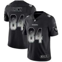 Nike Las Vegas Raiders #84 Antonio Brown Black Men's Stitched NFL Vapor Untouchable Limited Smoke Fashion Jersey