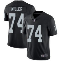 Nike Las Vegas Raiders #74 Kolton Miller Black Team Color Men's Stitched NFL Vapor Untouchable Limited Jersey