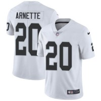 Nike Las Vegas Raiders #20 Damon Arnette White Men's Stitched NFL Vapor Untouchable Limited Jersey