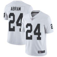 Nike Las Vegas Raiders #24 Johnathan Abram White Men's Stitched NFL Vapor Untouchable Limited Jersey