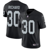 Nike Las Vegas Raiders #30 Jalen Richard Black Team Color Men's Stitched NFL Vapor Untouchable Limited Jersey