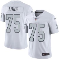Nike Las Vegas Raiders #75 Howie Long White Men's Stitched NFL Limited Rush Jersey
