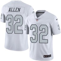 Nike Las Vegas Raiders #32 Marcus Allen White Men's Stitched NFL Limited Rush Jersey