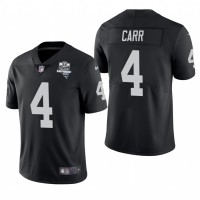 Las Vegas Las Vegas Raiders #4 Derek Carr Men's Nike 2020 Inaugural Season Vapor Limited NFL Jersey Black