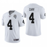 Las Vegas Las Vegas Raiders #4 Derek Carr Men's Nike 2020 Inaugural Season Vapor Limited NFL Jersey White