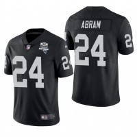 Las Vegas Las Vegas Raiders #24 Johnathan Abram Men's Nike 2020 Inaugural Season Vapor Limited NFL Jersey Black