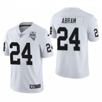 Las Vegas Las Vegas Raiders #24 Johnathan Abram Men's Nike 2020 Inaugural Season Vapor Limited NFL Jersey White