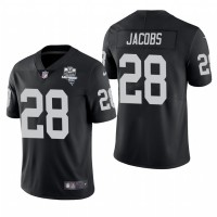 Las Vegas Las Vegas Raiders #28 Josh Jacobs Men's Nike 2020 Inaugural Season Vapor Limited NFL Jersey Black