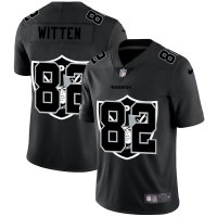Las Vegas Las Vegas Raiders #82 Jason Witten Men's Nike Team Logo Dual Overlap Limited NFL Jersey Black