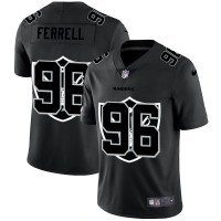 Las Vegas Las Vegas Raiders #96 Clelin Ferrell Men's Nike Team Logo Dual Overlap Limited NFL Jersey Black