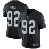 Nike Las Vegas Raiders #92 P.J. Hall Black Team Color Men's Stitched NFL Vapor Untouchable Limited Jersey