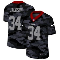 Las Vegas Las Vegas Raiders #34 Bo Jackson Men's Nike 2020 Black CAMO Vapor Untouchable Limited Stitched NFL Jersey
