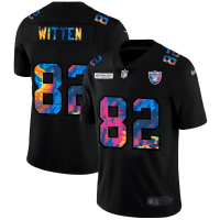 Las Vegas Las Vegas Raiders #82 Jason Witten Men's Nike Multi-Color Black 2020 NFL Crucial Catch Vapor Untouchable Limited Jersey