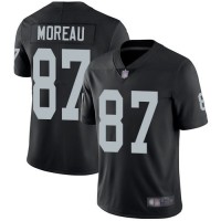 Nike Las Vegas Raiders #87 Foster Moreau Black Team Color Men's Stitched NFL Vapor Untouchable Limited Jersey