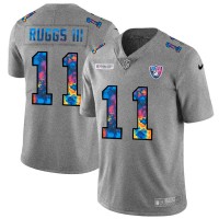 Las Vegas Las Vegas Raiders #11 Henry Ruggs III Men's Nike Multi-Color 2020 NFL Crucial Catch NFL Jersey Greyheather
