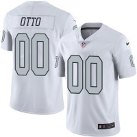 Nike Las Vegas Raiders #00 Jim Otto White Men's Stitched NFL Limited Rush Jersey