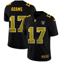 Las Vegas Las Vegas Raiders #17 Davante Adams Men's Black Nike Golden Sequin Vapor Limited NFL Jersey