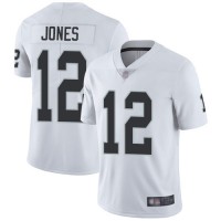 Nike Las Vegas Raiders #12 Zay Jones White Men's Stitched NFL Vapor Untouchable Limited Jersey