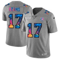 Las Vegas Las Vegas Raiders #17 Davante Adams Men's Nike Multi-Color 2020 NFL Crucial Catch NFL Jersey Greyheather