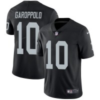 Nike Las Vegas Raiders #10 Jimmy Garoppolo Black Team Color Men's Stitched NFL Vapor Untouchable Limited Jersey