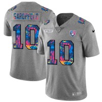 Las Vegas Las Vegas Raiders #10 Jimmy Garoppolo Men's Nike Multi-Color 2020 NFL Crucial Catch NFL Jersey Greyheather