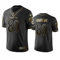 Nike Baltimore Ravens #89 Mark Andrews Black Golden Limited Edition Stitched NFL Jersey