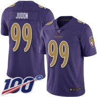 Nike Baltimore Ravens #99 Matthew Judon Purple Men's Stitched NFL Limited Rush 100th Season Jersey