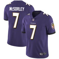 Nike Baltimore Ravens #7 Trace McSorley Purple Team Color Men's Stitched NFL Vapor Untouchable Limited Jersey