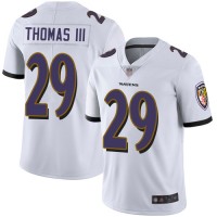 Nike Baltimore Ravens #29 Earl Thomas III White Men's Stitched NFL Vapor Untouchable Limited Jersey