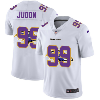 Baltimore Baltimore Ravens #99 Matthew Judon White Men's Nike Team Logo Dual Overlap Limited NFL Jersey